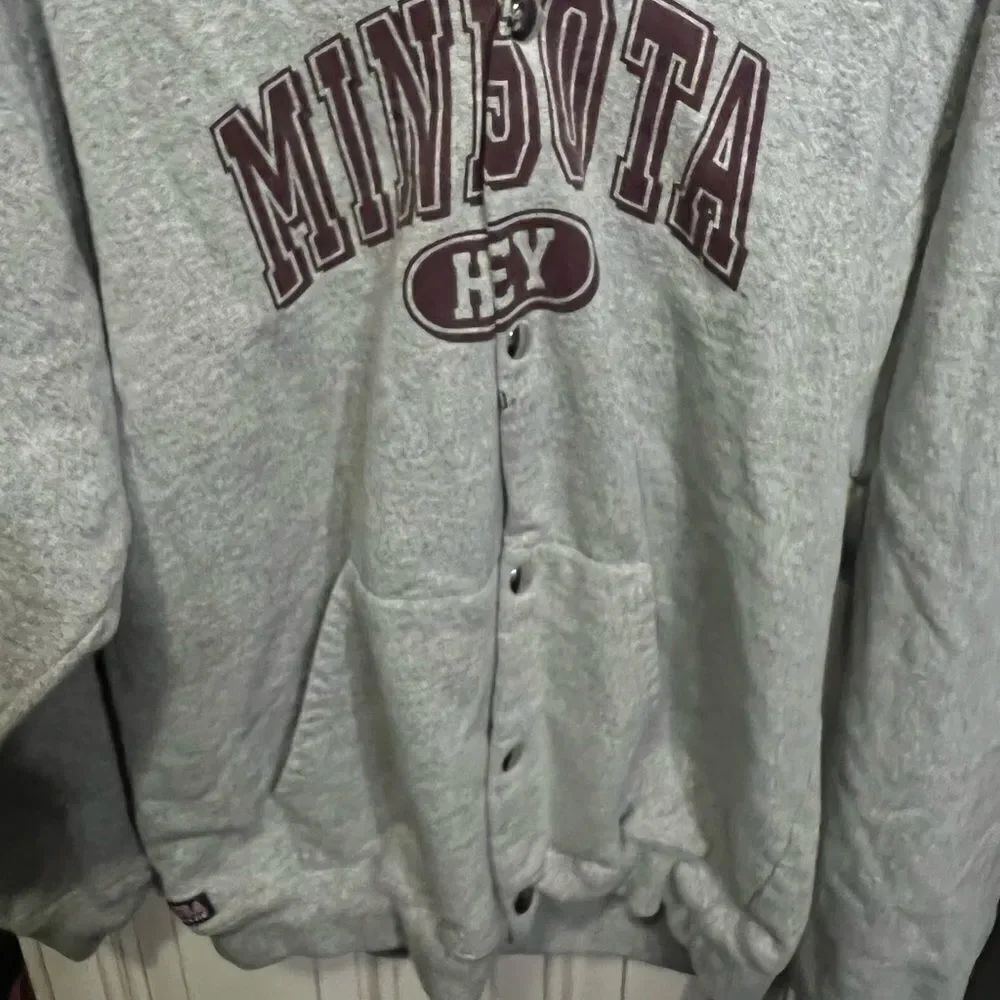 Vintage Cotton Exchange Sweatshirt Minnesota Hockey, Size L - Made in USA